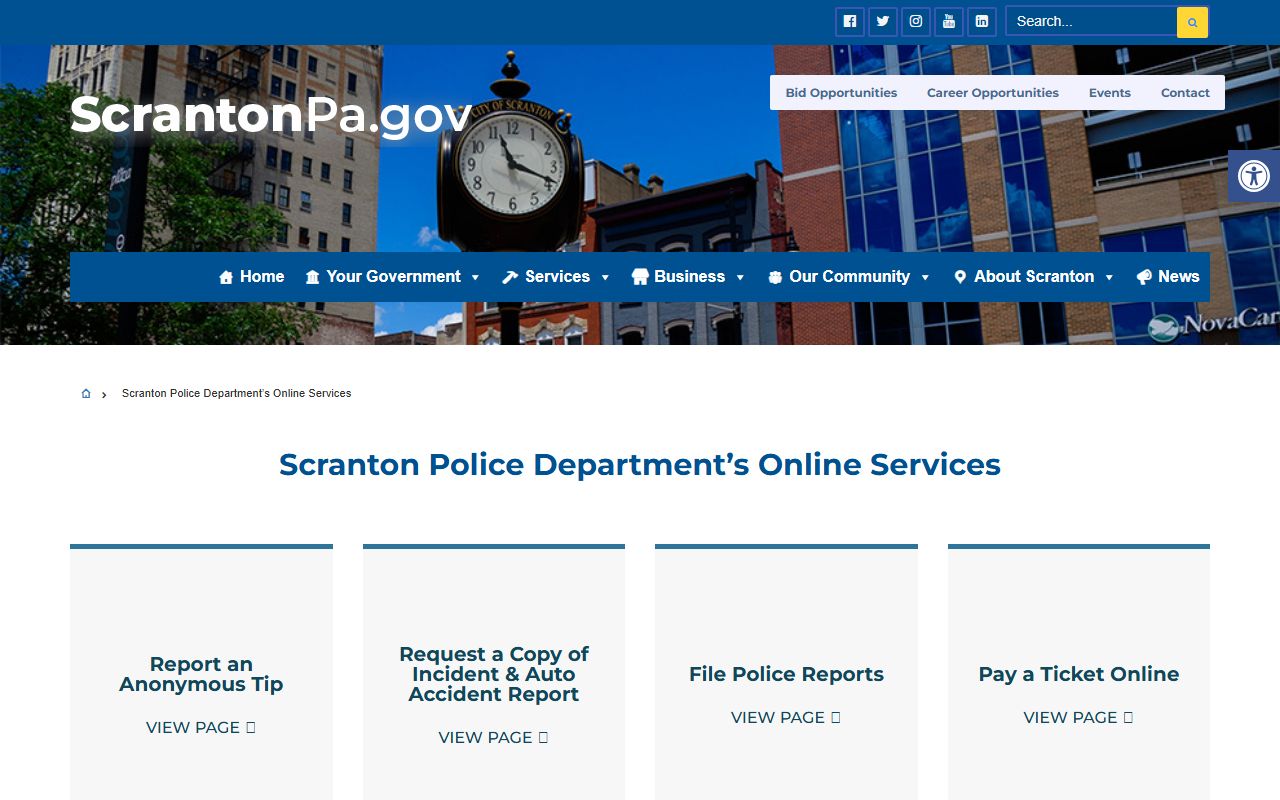 Scranton recent bookings police department website