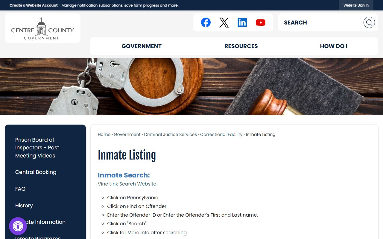 Correctional facility inmate listing page relevant to Cameron County recent bookings