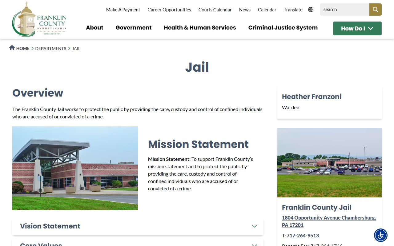 Fayette County recent bookings jail facility information page