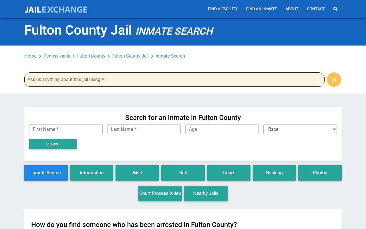 Forest County recent bookings jail information and inmate search